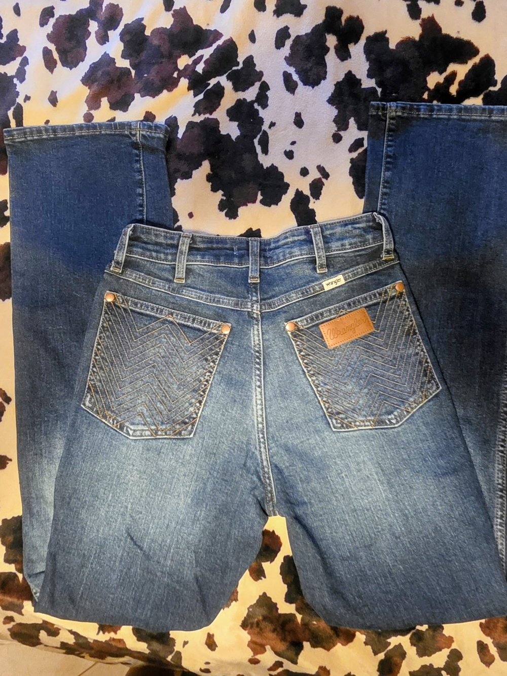 Wrangler Blue Women's Classic High-Rise Jeans